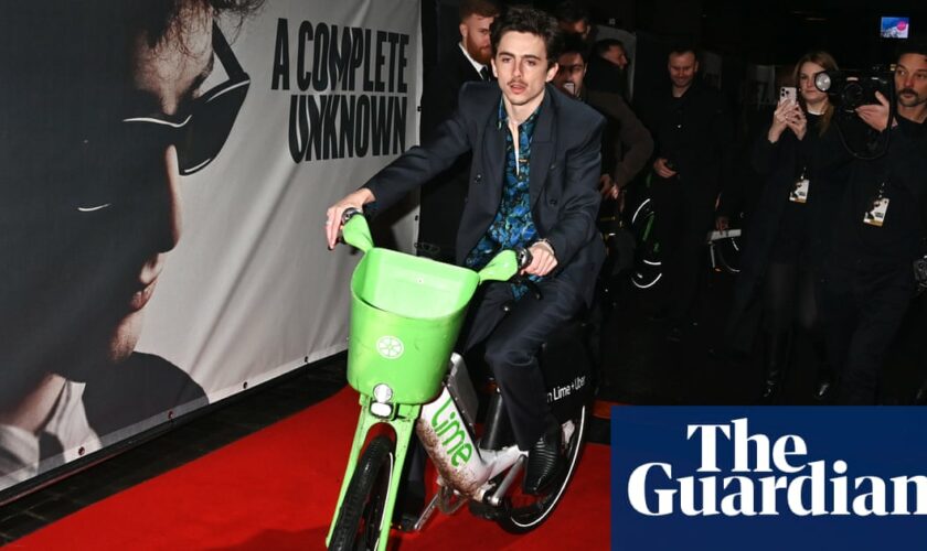 Timothée Chalamet’s red-carpet ride adds to Lime bikes’ ‘fashion credentials’