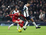 Tottenham vs Liverpool - Carabao Cup semi-final: Live score, team news and updates as Alisson blunder goes unpunished after nasty injury to Spurs star overshadowed first half with both sides still looking for opener