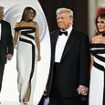 Trump and Melania send crowd wild at Commander in Chief inaugural ball, with first lady in mesmerizing leggy gown