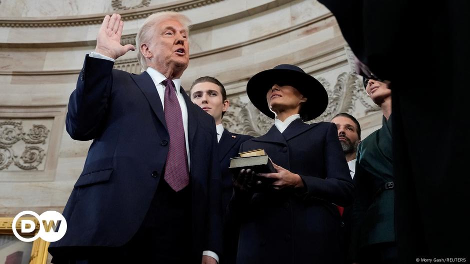 Trump declares 'golden age of America' in inaugural address