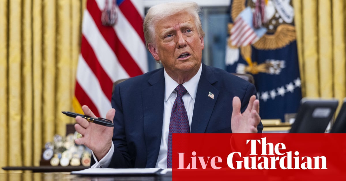 Trump orders paid leave for federal diversity staff and threatens China sanctions – US politics live