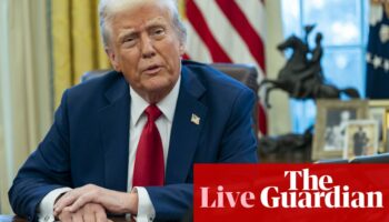 Trump says he will impose trade tariffs on Canada and Mexico on Saturday – US politics live