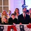 Trump's Angels: Kai and Ivanka look radiant at Inauguration events as Don Jr's girlfriend makes her political debut