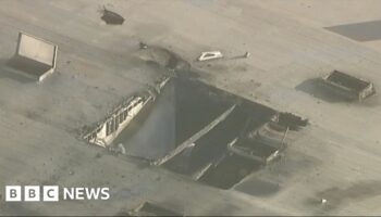 Two dead after plane hits factory roof near LA