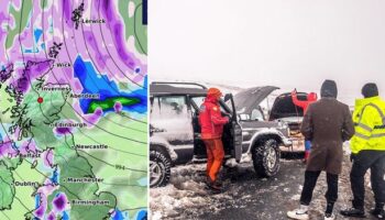 UK facing 10 inches of snow - all 41 counties that could see white-out this week