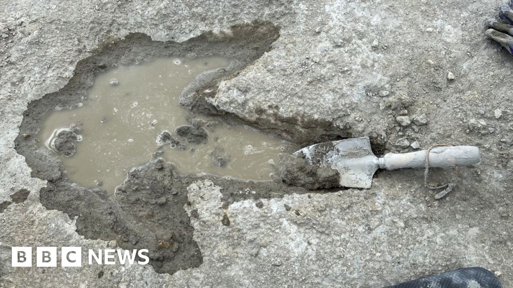 UK's biggest ever dinosaur footprint site unearthed