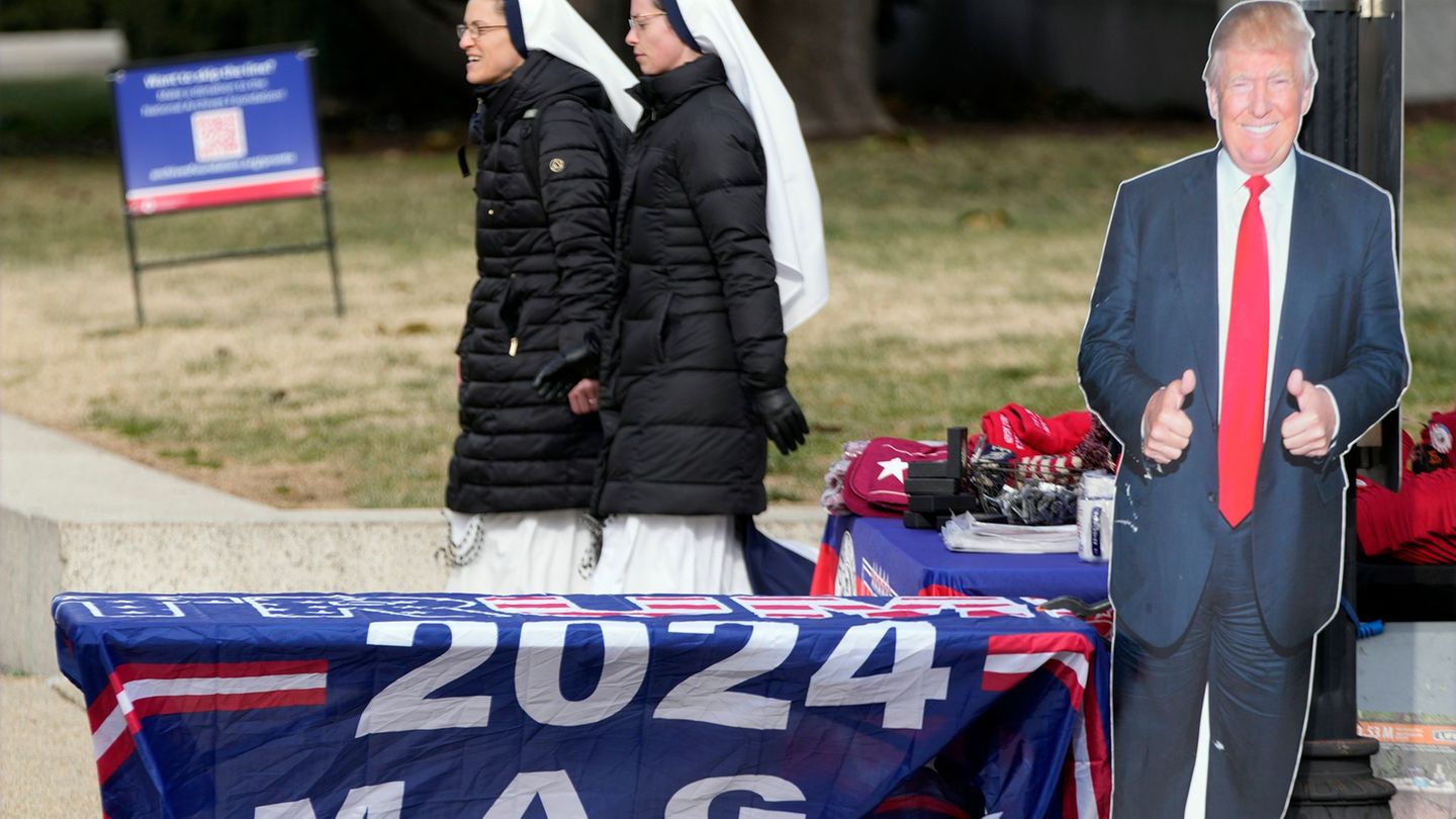 Beim "March for Life" hat Trump viele Fans. Foto: Ben Curtis/AP/dpa