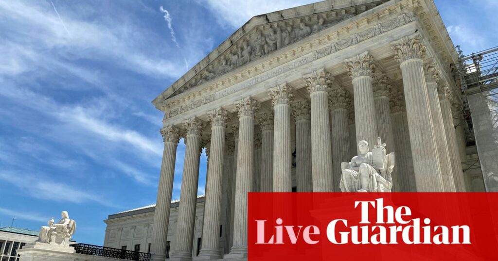 US supreme court rules TikTok must be sold or will be banned by Sunday – live