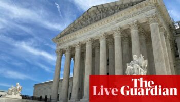 US supreme court rules TikTok must be sold or will be banned by Sunday – live