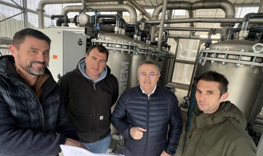 « Un super projet » : à Saint-Cyprien, l’usine de purification d’eau brute en service en février