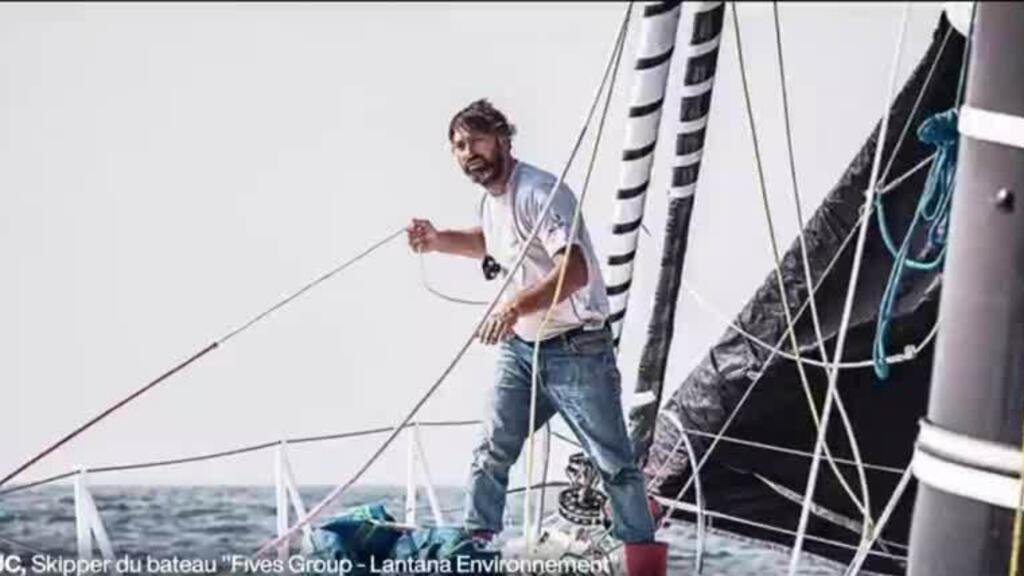 Vendée Globe : "j'ai du mal à voir comment on va arriver à passer cet anticyclone" partage Louis Duc