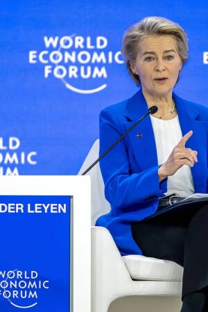 Von der Leyen tiende la mano de la UE a Trump, pero sin marginar a China: "Seremos pragmáticos. Europa debe cambiar su forma de actuar más allá de bloques y tabúes"