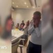 Watch: Father of freed Romi Gonen in tears as he watches release