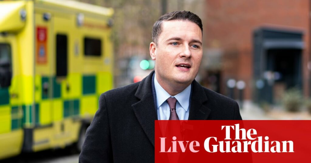 Wes Streeting defends pace of plans for adult social care reform – UK politics live