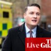 Wes Streeting defends pace of plans for adult social care reform – UK politics live