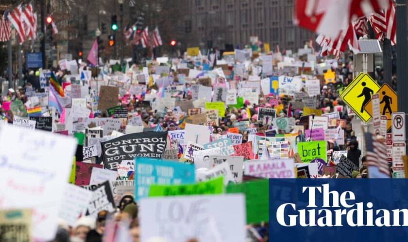 Women’s March lives on as the People’s March – at a fraction of the size of 2017