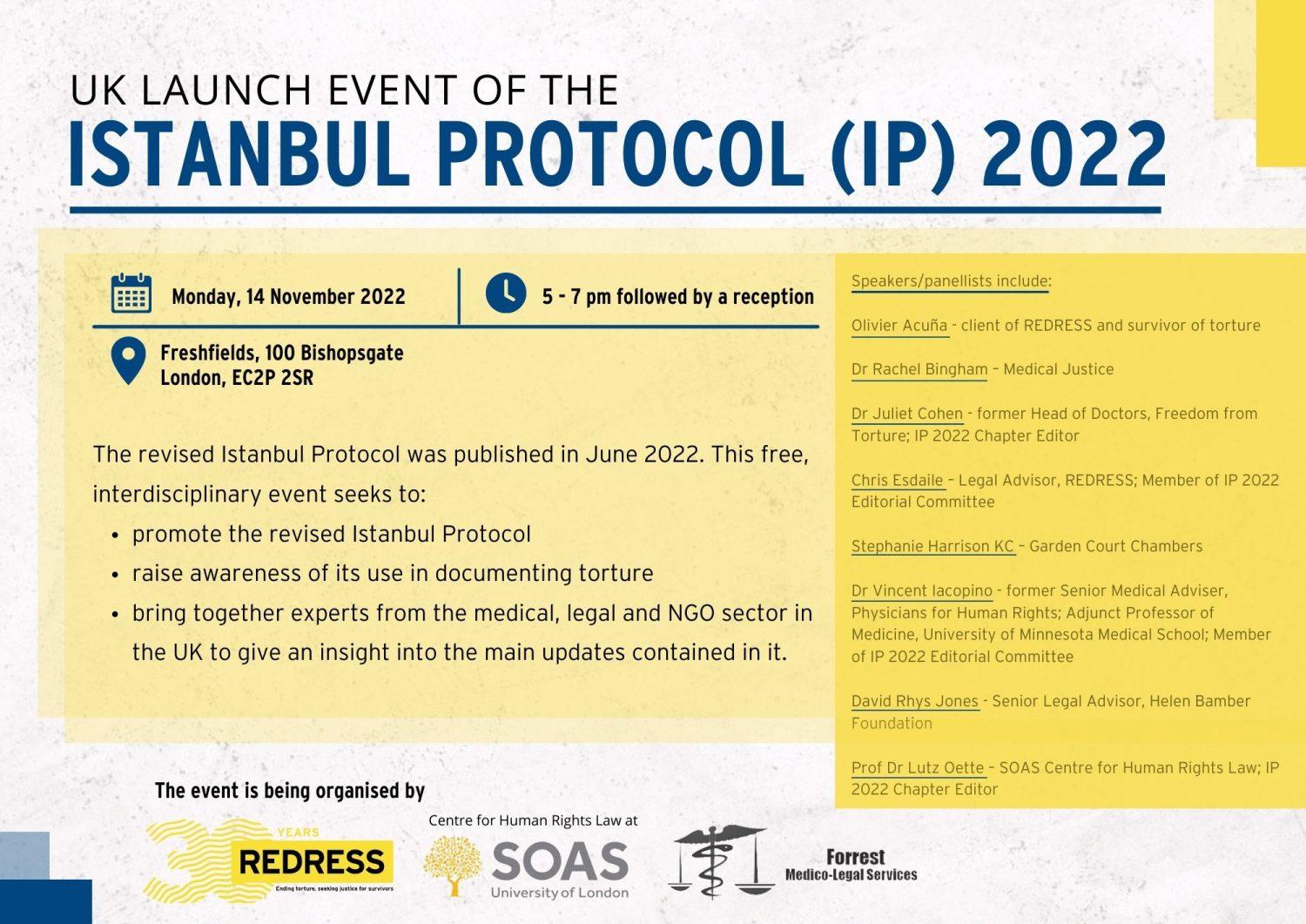 Overview of the Istanbul Protocol Draft Document and Its Objectives