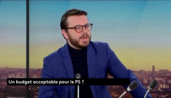 Budget : "Le compte n'y est pas", prévient le porte-parole du PS