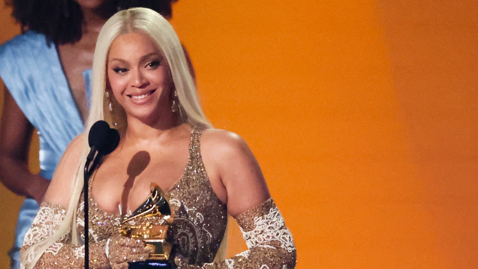 Grammys: Beyonce makes history as she wins album of the year