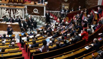 Le Premier ministre François Bayrou s'exprime le 28 janvier 2025 à l'Assemblée nationale à Paris