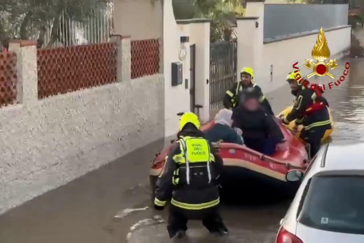 En Sicile, la région de Messine touchée par des inondations monstres et des trombes marines