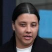 Chelsea striker Sam Kerr outside Kingston Crown Court, south west London, following a hearing where she is charged with alleged racially aggravated harassment of a police officer. Kerr, 31, is charged with causing a police officer harassment, alarm or distress under Section 4A of the Public Order Act during an incident in Twickenham, south-west London, on January 30 2023. Picture date: Tuesday January 14, 2025.