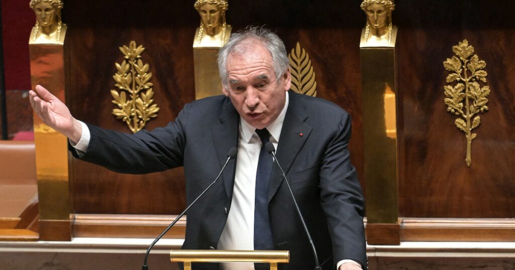 François Bayrou à l'Assemblée nationale, à Paris, le 3 février 2025.