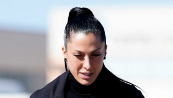 Soccer Football - Jenni Hermoso testifies on day one of Rubiales trial - National Court, Madrid, Spain, February 3, 2025 Jenni Hermoso leaves the court REUTERS/Ana Beltran