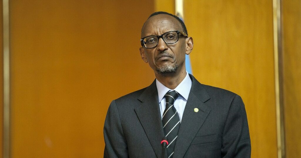 Le président du Rwanda Paul Kagame, à Addis Abeba, le 16 avril 2015