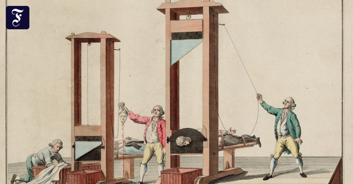 Paris im 19. Jahrhundert: Ein neues Buch geht dem Einfluss der Guillotine nach