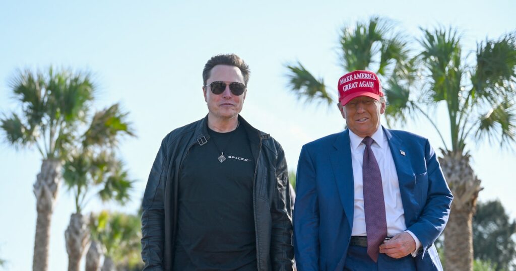 Donald Trump et Elon Musk.