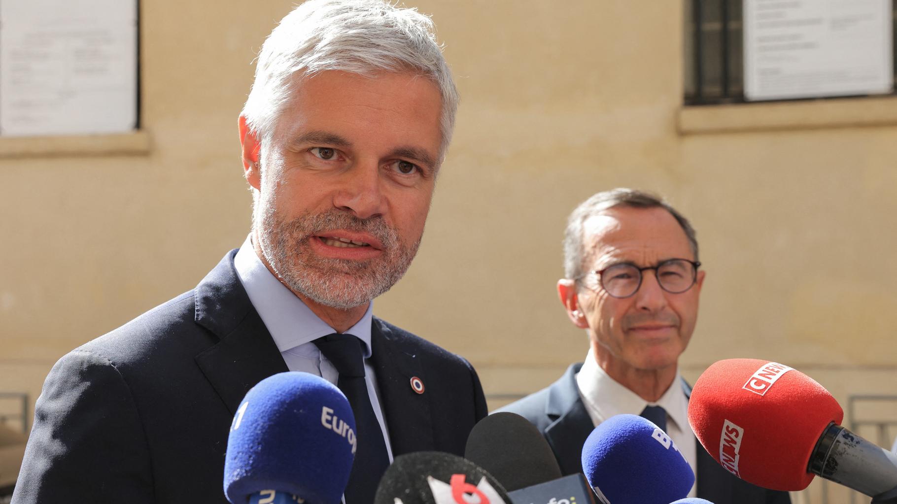 Laurent Wauquiez et Bruno Retailleau, un duo qui vire déjà au duel pour la refondation des Républicains