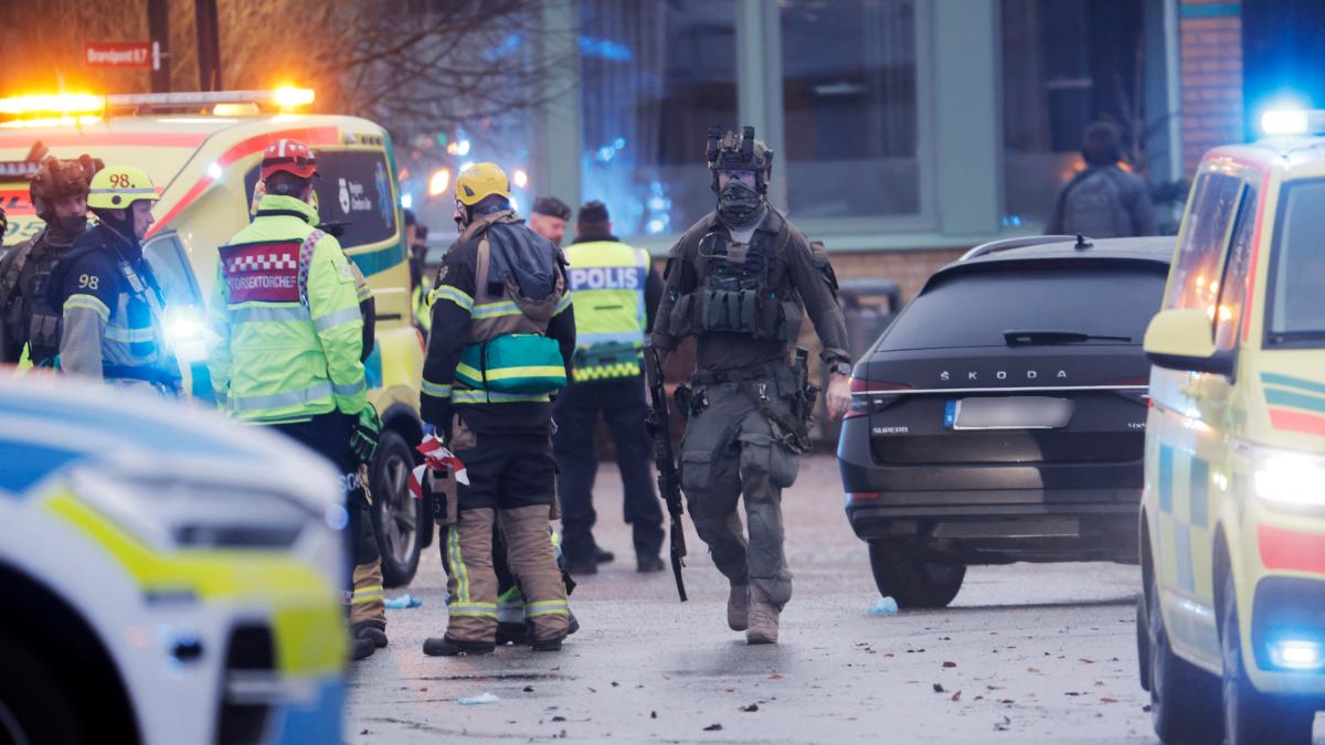 Schwedische Polizei meldet „mindestens elf“ Tote durch Schüsse an Schule