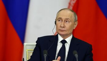 Le président russe Vladimir Poutine au Kremlin, le 17 janvier 2025 à Moscou