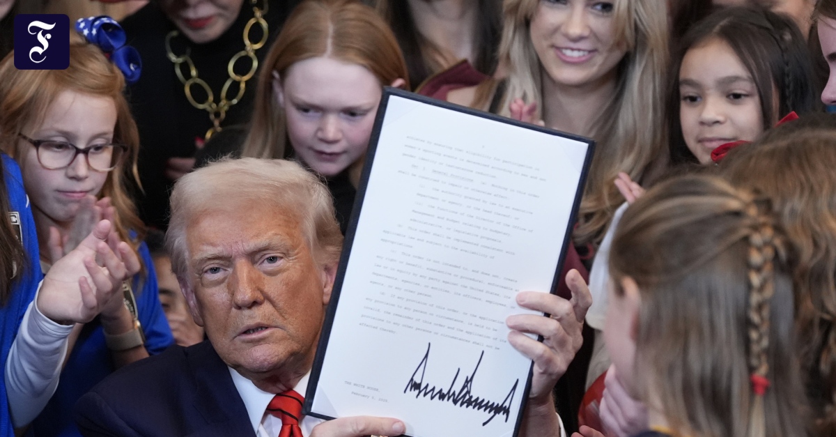 „Krieg gegen den Frauensport“: Trump geht gegen Trans-Athletinnen vor