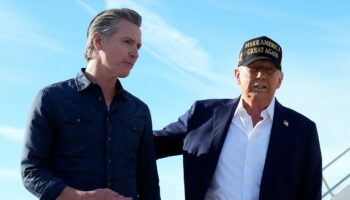 Newsom changes tone on Trump from campaign rhetoric with federal wildfire recovery funds at stake