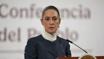 La présidente mexicaine Claudia Sheinbaum à Mexico, le 3 février 2025