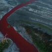 River in Argentina turns red, raising concerns over suspected contamination