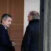 Gérald Darmanin et François Bayrou, le 3 janvier 2025, à l'Elysée.