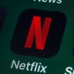 Netflix logo on a phone. Pic: iStock