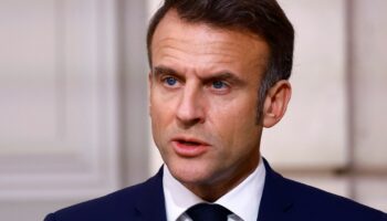 Emmanuel Macron à l'Élysée, le 28 novembre 2024