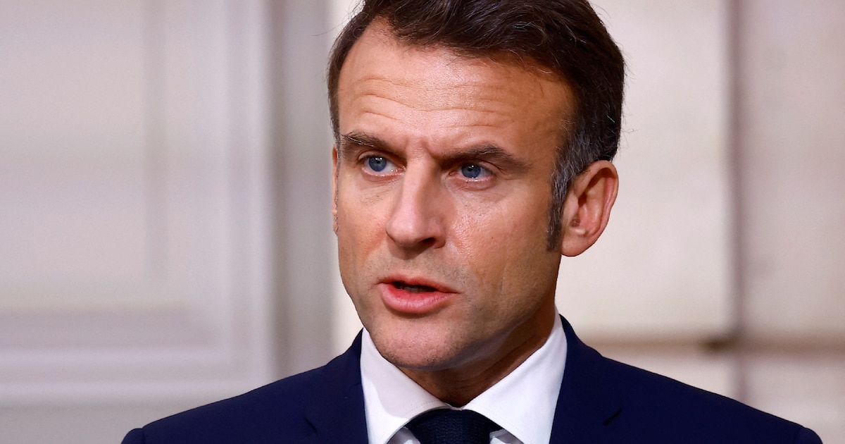 Emmanuel Macron à l'Élysée, le 28 novembre 2024