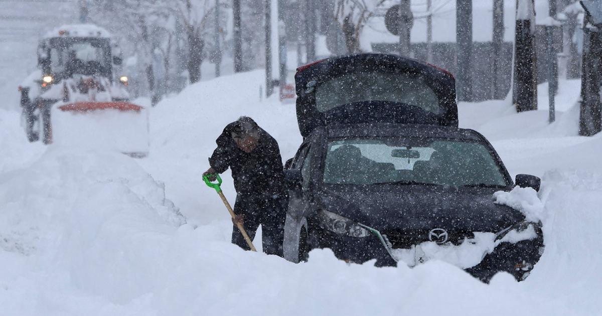 Au Japon, un épisode neigeux inédit qui pourrait encore s’intensifier