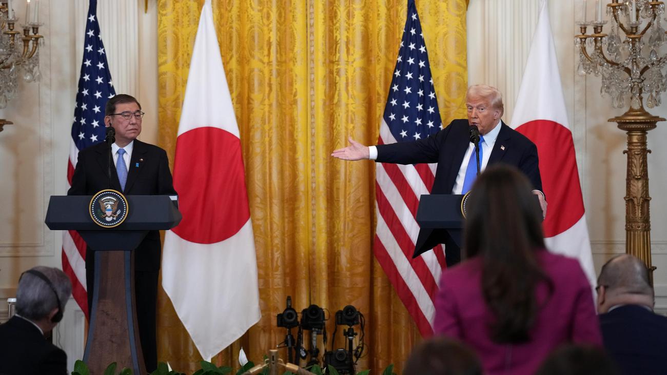 Handelspolitik: Trump droht Japan mit Zöllen bei Treffen mit Regierungschef Ishiba