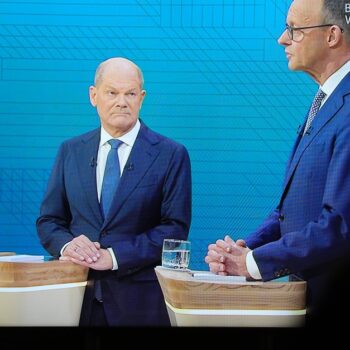 Liveblog zur Bundestagswahl: Scholz greift an, aber Merz lässt sich nicht aufs Glatteis führen