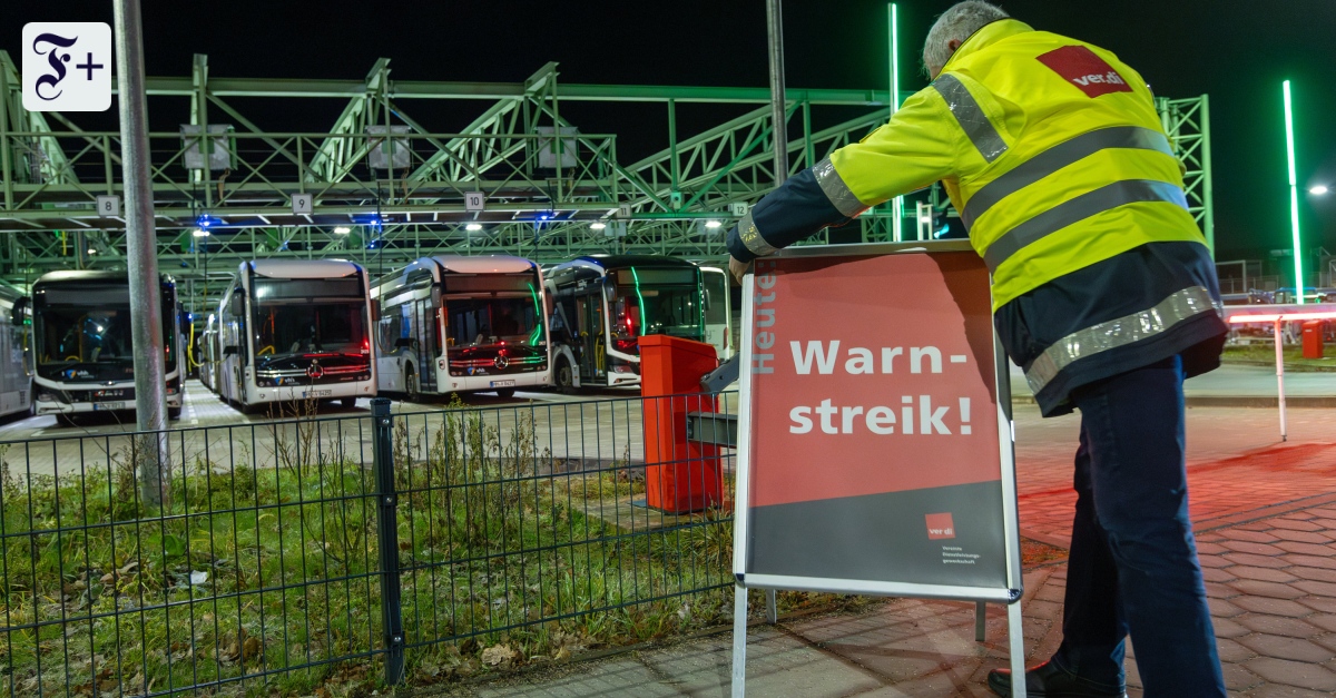 F.A.Z. Frühdenker: Verdi ruft zu Warnstreiks im öffentlichen Nahverkehr auf