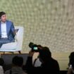 Sam Altman, patron d'OpenAI, lors d'une conférence de presse à Séoul, à l'occasion du partenariat noué avec le sud-coréen Kakao, le 4 février 2025