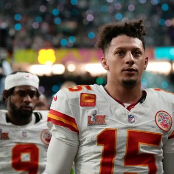 Patrick Mahomes accepts responsibility for Super Bowl defeat after failing to ‘play to his standard’