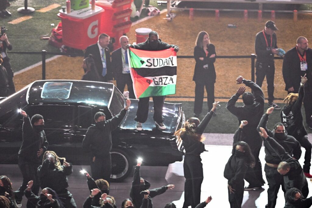 Super Bowl halftime show dancer with pro-Gaza flag gets lifetime stadium ban