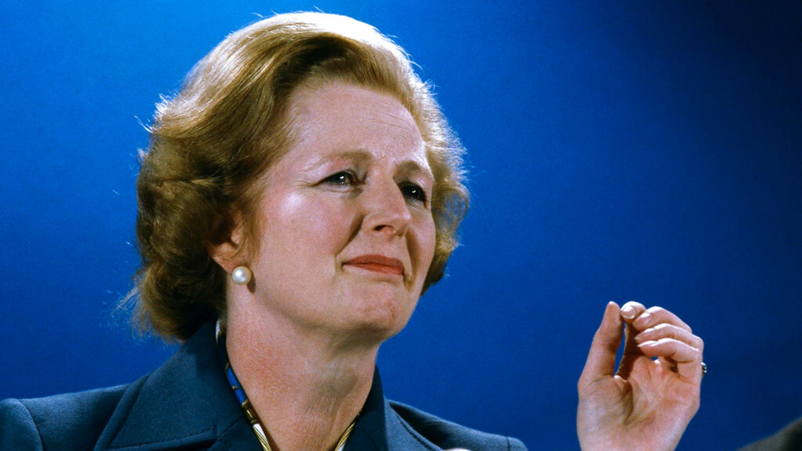 Margaret Thatcher in 1982. Pic: AP